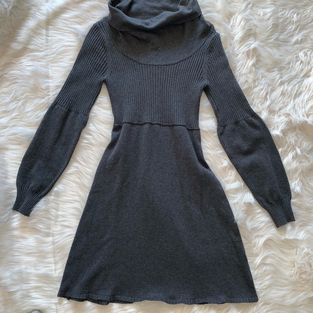 Decree Gray Sweater Dress